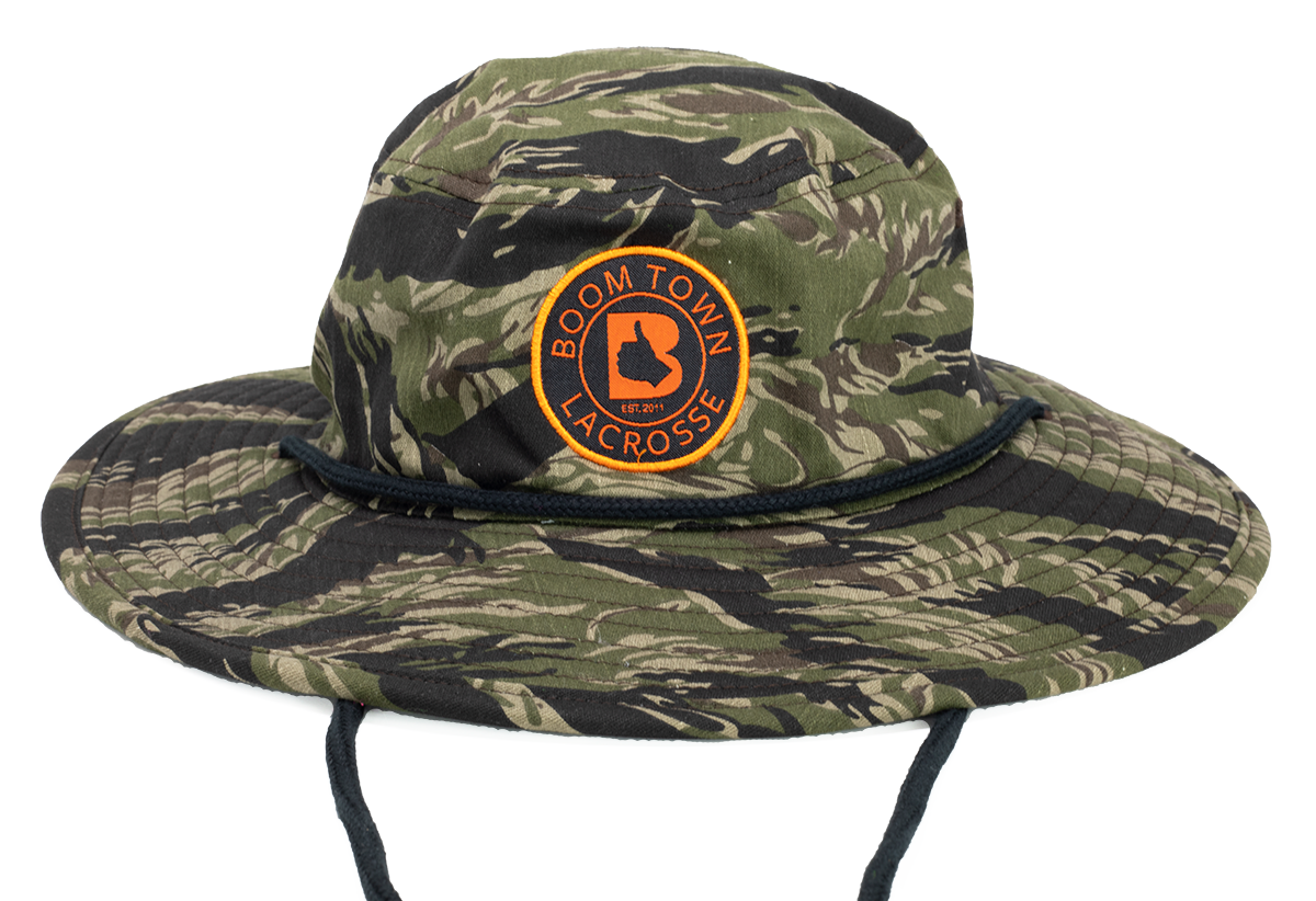 Tiger Camo Bucket Hat – Boom Town Lacrosse