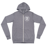 Unisex Circle Logo Zip Hoodie