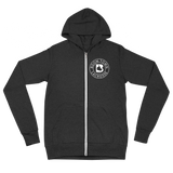 Unisex Circle Logo Zip Hoodie