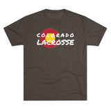 Colorado Lacrosse WHITE Unisex Tri-Blend Crew Tee