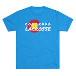 Colorado Lacrosse WHITE Unisex Tri-Blend Crew Tee