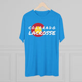 Colorado Lacrosse WHITE Unisex Tri-Blend Crew Tee