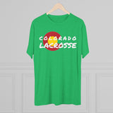 Colorado Lacrosse WHITE Unisex Tri-Blend Crew Tee