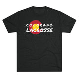 Colorado Lacrosse WHITE Unisex Tri-Blend Crew Tee