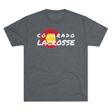 Colorado Lacrosse WHITE Unisex Tri-Blend Crew Tee