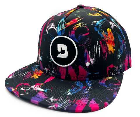 Black Paint Snapback