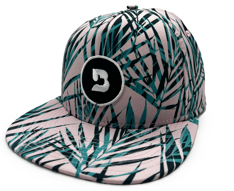 Pink Floral Snapback