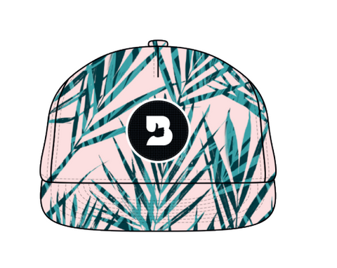 Pink Floral Snapback