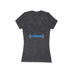 Boomerang Women's Jersey Short Sleeve Deep V-Neck Tee