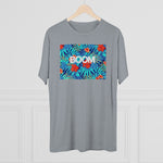 Floral Unisex Tri-Blend Crew Tee