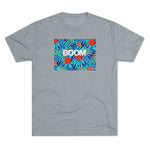 Floral Unisex Tri-Blend Crew Tee