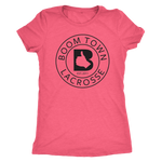 Black Boom Town Circle Logo Women's T Shirt