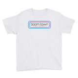 Retro Boom Town Logo Youth Short Sleeve T-Shirt