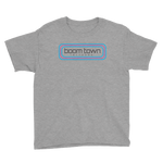 Retro Boom Town Logo Youth Short Sleeve T-Shirt