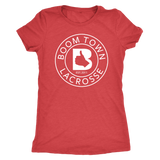 White Boom Town Circle Logo Women's T-Shirt