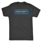 Boom Town White Retro Men's T-Shirt