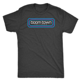 Boom Town White Retro Men's T-Shirt