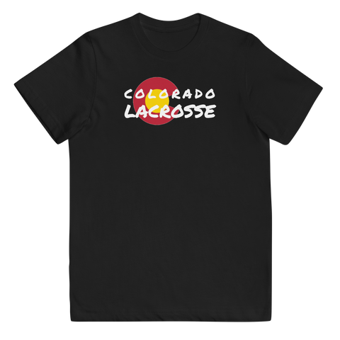 White Colorado Lacrosse Youth jersey t-shirt